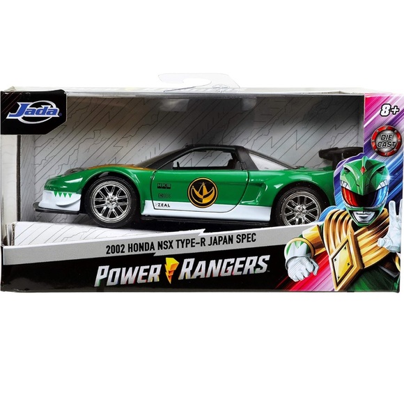 Green Ranger Power Rangers 2002 Honda NSX Type-R Japan Spec 1/32 Diecast Model - Picture 2 of 6